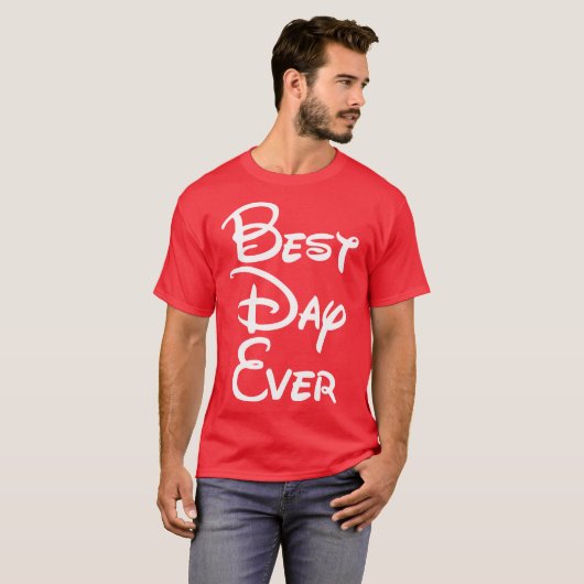 Best Day Ever vintage Tシャツ (正面フル)