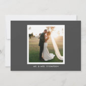 Best Day Ever Wedding Announcement 案内状 (裏面)