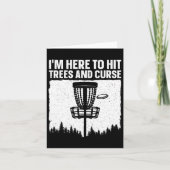 Best Disc Golf Art For Men Women Disc Golfer Disc カード (正面)