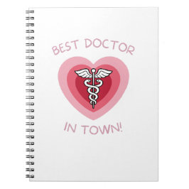 Best Doctor In Town Heart Medical Design ノートブック