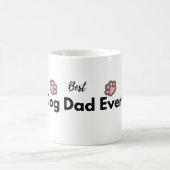 Best Dog Dad Ever コーヒーマグカップ (中央)