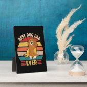 Best Dog Dad Ever  フォトプラーク (側面)