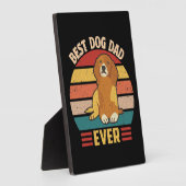 Best Dog Dad Ever  フォトプラーク (側面)