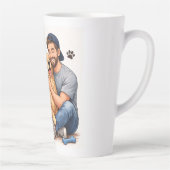 Best Dog Dad Ever Coffee Mug – Cute Gift for Dog O カフェラテマグ (右)