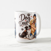 Best Dog Dad Ever Coffee Mug – Dog Lover Gift コーヒーマグカップ (正面右)