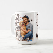 Best Dog Dad Ever Coffee Mug – Dog Lover Gift コーヒーマグカップ (正面左)