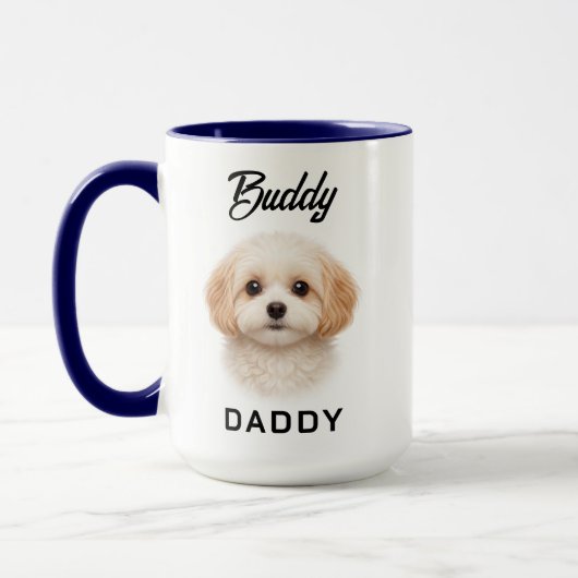 Best Dog Dad Ever | Custom Father’s Day マグカップ (左)