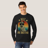 Best Dog Dad Ever Lakeland Terrier Father's Day Tシャツ (正面フル)