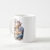 Best Dog Dad Ever Mug – Funny Gift for Proud Dog F コーヒーマグカップ (正面左)