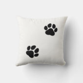 Best Dog Dad Paws Pet Photo White クッション (裏面)