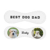 Best Dog Dad Photo Personalized Baseball 野球ボール (パネル)