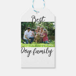 Best dog family mom dad pet animal friend holidayg ギフトタグ