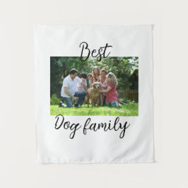 Best dog family mom dad pet animal friend holidayg タペストリー