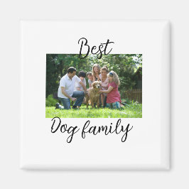 Best dog family mom dad pet animal friend holidayg マグネット