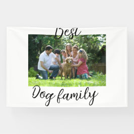 Best dog family mom dad pet animal friend holidayg 横断幕