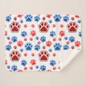 Best Dog Mom Ever シェルパブランケット (正面(横))