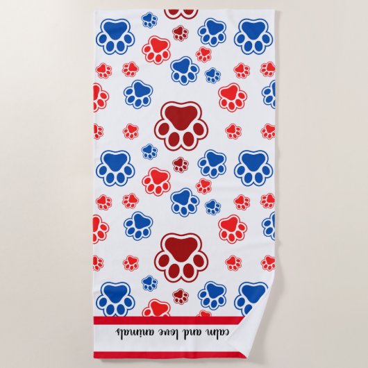 Best Dog Mom Ever ビーチタオル (正面)