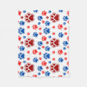 Best Dog Mom Ever フリースブランケット (正面)