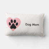 Best Dog Mom Ever ランバークッション (裏面)