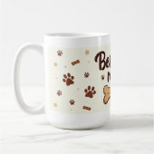 Best Dog Mom Ever – 15 oz Café Style Mug コーヒーマグカップ (左)