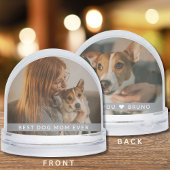 Best Dog Mom Ever 2 Photo Personalized  Gift
