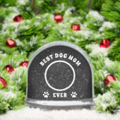 Best Dog Mom Ever Custom Photo Personalized (クリスマス)