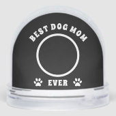 Best Dog Mom Ever Custom Photo Personalized (裏面)