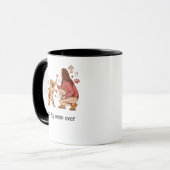Best Dog Mom Ever Cute Mothers Day Gift マグカップ (正面左)