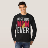 Best Dog Mom Ever Golden Retriever Mom Tシャツ (正面フル)