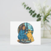 Best Dog Mom Ever in Paris ポストカード (スタンド正面)