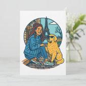 Best Dog Mom Ever in Paris 招待状 (スタンド正面)