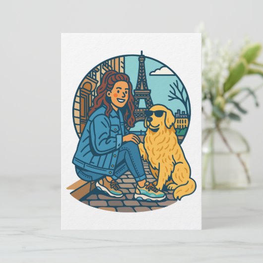 Best Dog Mom Ever in Paris 招待状 (スタンド正面)