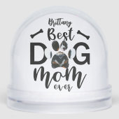 best Dog Mom Ever Paw Pet Photo Owner (正面)
