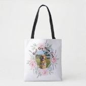 Best Dog Mom Ever Photo Tote Bag トートバッグ (正面)