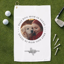 Best Dog Mom in Texas Personalized Photo