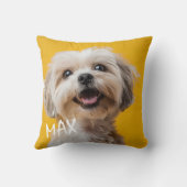  Best Dog Mom Photo クッション (裏面)