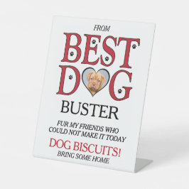 Best Dog Wedding Biscuit Bar With Pets Photo 台座サイン