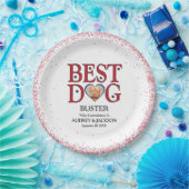 Best Dog Wedding Paper Plates With Pets Photo ペーパープレート (パーティー)