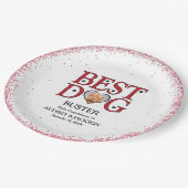 Best Dog Wedding Paper Plates With Pets Photo ペーパープレート (アングル)