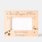 Best Doggie Mom レーザー彫刻フレーム (正面)