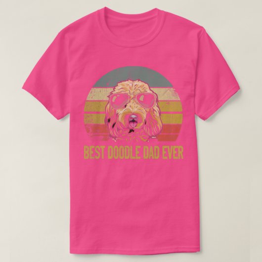 Best Doodle Dad Ever Shirt Goldendoodle Dad Father Tシャツ (デザイン正面)