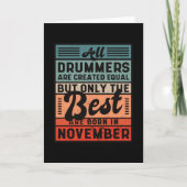 Best drummers november カード (正面)
