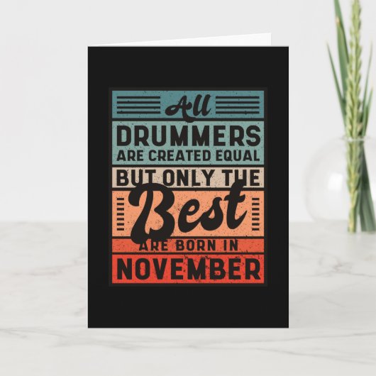 Best drummers november カード (正面)