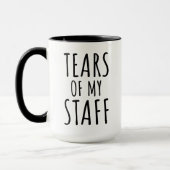 Best Employer Day Gift Tears of My Staff Coworker マグカップ (左)