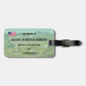Best Engineer Custom Company Name Luggage Tag ラゲッジタグ (裏面横)