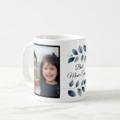 Best Ever 2 Photo Keepsake Mothers Day Mom Gift コーヒーマグカップ (正面左)