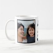 Best Ever 2 Photo Keepsake Mothers Day Mom Gift コーヒーマグカップ (左)