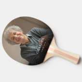 Best Ever Grandpa Since 20XX Simple Elegant Photo 卓球ラケット (横)