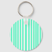 Best ever mom green stripped pattern pastel neon キーホルダー (裏面)