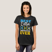 Best Extra Chromosome Ever  Down Syndrome Kids Soc Tシャツ (正面フル)